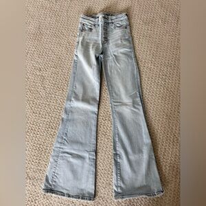 American Eagle Outfitters Light Wash Flare Jeans
